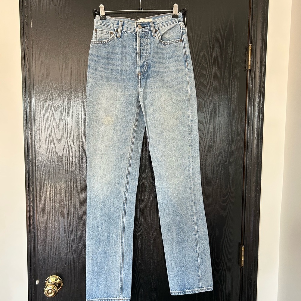 The Nina Stovepipe Jeans - Light Blue